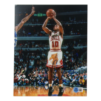 BJ Armstrong Signed Bulls 8x10 Photo (Beckett) at PristineAuction.com