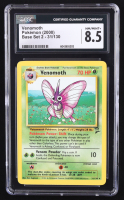 Venomoth Pokemon 1999 Base 2 #31 (CGC 8.5) at PristineAuction.com