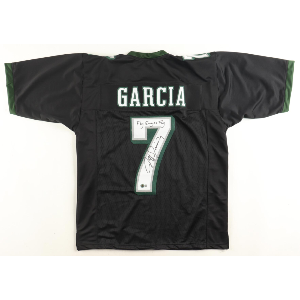 Jeff Garcia Signed Jersey Inscribed "Fly Eagles Fly" (Beckett) at PristineAuction.com