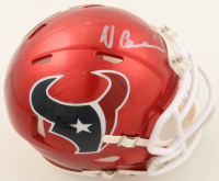 Nico Collins Signed Texans Flash Alternate Speed Mini Helmet (JSA & PIA) at PristineAuction.com