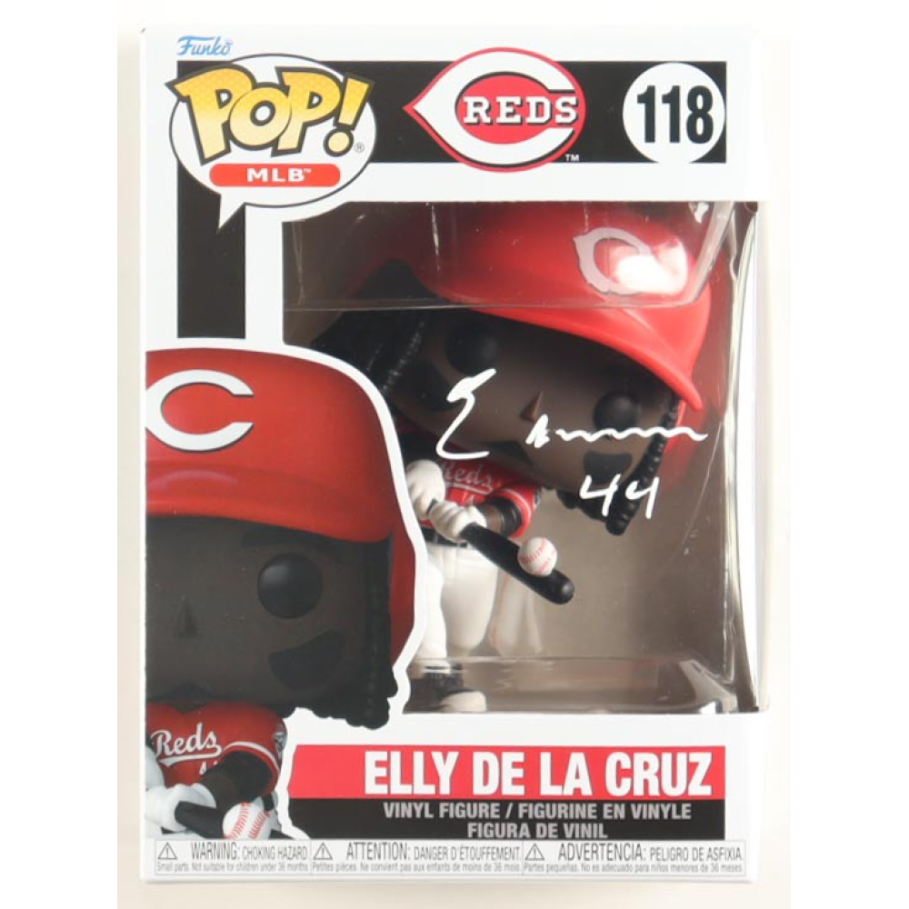 Elly De La Cruz Signed Reds #118 Funko Pop! Vinyl Figure (Beckett) at PristineAuction.com