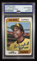 Dave Winfield Signed 1974 Topps #456 RC (PSA Authentic) at PristineAuction.com