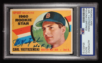 Carl Yastrzemski Signed 1960 Topps #148 RC (PSA Authentic) at PristineAuction.com