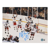 Mike Eruzione Signed Team USA 8x10 Photo Inscribed "80 Gold" (Beckett) at PristineAuction.com