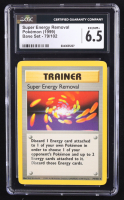 Super Energy Removal Pokemon 1999 Base Unlimited #79 (CGC 6.5) at PristineAuction.com
