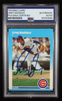 Greg Maddux Signed 1987 Fleer Update #U68 RC (PSA Authentic) at PristineAuction.com