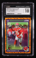 Patrick Mahomes 2024 Panini Score-A-Treat Orange Pumpkin #137 (CGC 10) at PristineAuction.com