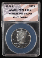 2000-S Kennedy Half Dollar - Deep Cameo Proof (ANACS PR70 DCAM) at PristineAuction.com