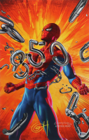 Greg Horn Signed "Spider-Man" 11x17 Poster (Beckett) at PristineAuction.com