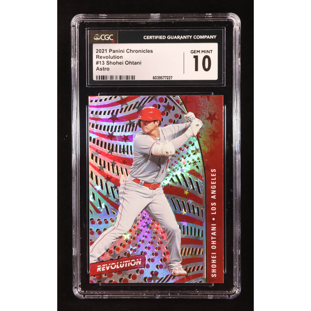 Shohei Ohtani 2021 Panini Revolution Astro #13 (CGC 10) at PristineAuction.com