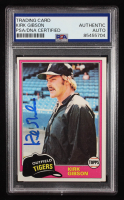 Kirk Gibson Signed 1981 Topps #315 RC (PSA Authentic) at PristineAuction.com