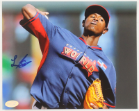 Luis Severino Signed Yankees 8x10 Photo (USA SM) at PristineAuction.com