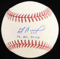 Jose Altuve Signed OML Baseball Inscribed "17 AL MVP" (MLB) at PristineAuction.com