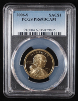2006-S Sacagawea $1 Dollar Coin - Deep Cameo Proof (PCGS PR69DCAM) at PristineAuction.com