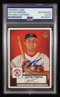 Dustin Pedroia Signed 2006 Topps '52 #40 RC (PSA Authentic) at PristineAuction.com