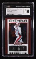 Ben Roethlisberger 2019 Panini Contenders Draft Picks Bowl Ticket #14 #74/99 (CGC 10) at PristineAuction.com