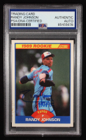 Randy Johnson Signed 1989 Score #645 RC "HOF '15" (PSA Authentic) at PristineAuction.com