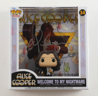 Alice Cooper Signed "Welcome To My Nightmare" #34 Alice Cooper Funko Pop! Albums Vinyl Figure (Beckett) at PristineAuction.com