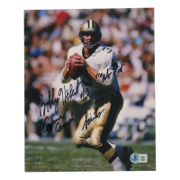 Bobby Hebert Signed Saints 8x10 Photo Inscribed "Cajun Cannon", "Who Dat" & "Saints" (Beckett) at PristineAuction.com