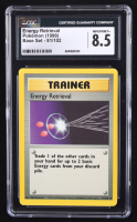Energy Retrieval Pokemon 1999 Base Unlimited #81 (CGC 8.5) at PristineAuction.com
