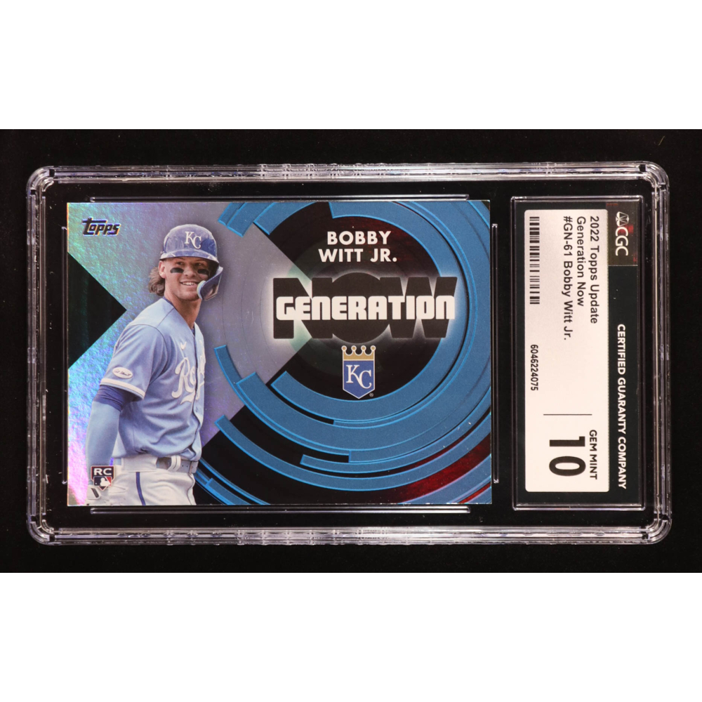 Bobby Witt Jr. 2022 Topps Chrome Update Generation Now #GNC23 RC (CGC 10) at PristineAuction.com