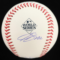 Jon Gray Twice-Signed 2023 World Series Baseball (Beckett) at PristineAuction.com