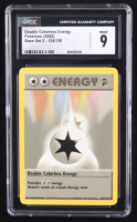 Double Colorless Energy Pokemon 1999 Base 2 #124 (CGC 9) at PristineAuction.com