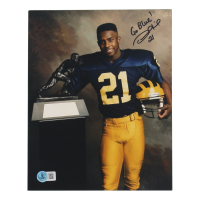 Desmond Howard Signed Michigan Wolverines 8x10 Photo Inscribed "Go Blue!" (Beckett) at PristineAuction.com