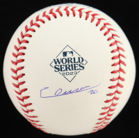 Ezequiel Duran Signed 2023 World Series Baseball (Beckett) at PristineAuction.com