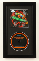 "Red Hot Chili Peppers" Custom Framed "Unlimited Love" CD Booklet Display Band-Signed By (4) With Anthony Kiedis, Flea, Chad Smith & John Frusciante (AutographCOA) at PristineAuction.com