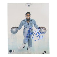 George Gervin Signed 8x10 Photo Inscribed "Ice" (Beckett) at PristineAuction.com