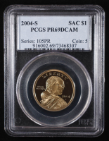 2004-S Sacagawea $1 Dollar Coin - Deep Cameo Proof (PCGS PR69DCAM) at PristineAuction.com