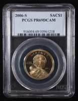 2006-S Sacagawea $1 Dollar Coin - Deep Cameo Proof (PCGS PR69DCAM) at PristineAuction.com