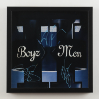 Nathan Morris, Wanya Morris, & Shawn Stockman Signed Custom Framed Photo Display (PSA) at PristineAuction.com