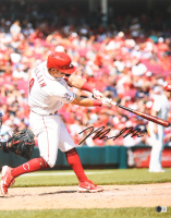 Matt McLain Signed Reds 16x20 Photo (Beckett) at PristineAuction.com