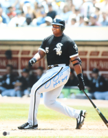 Frank Thomas Signed White Sox 16x20 Photo Inscribed "HOF 2014" (Beckett) at PristineAuction.com