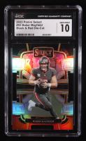 Baker Mayfield 2023 Select Prizm Black and Red Die Cut #92 (CGC 10) at PristineAuction.com