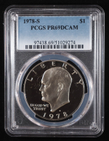 1978-S Eisenhower Silver Dollar - Deep Cameo Proof (PCGS PR69DCAM) at PristineAuction.com