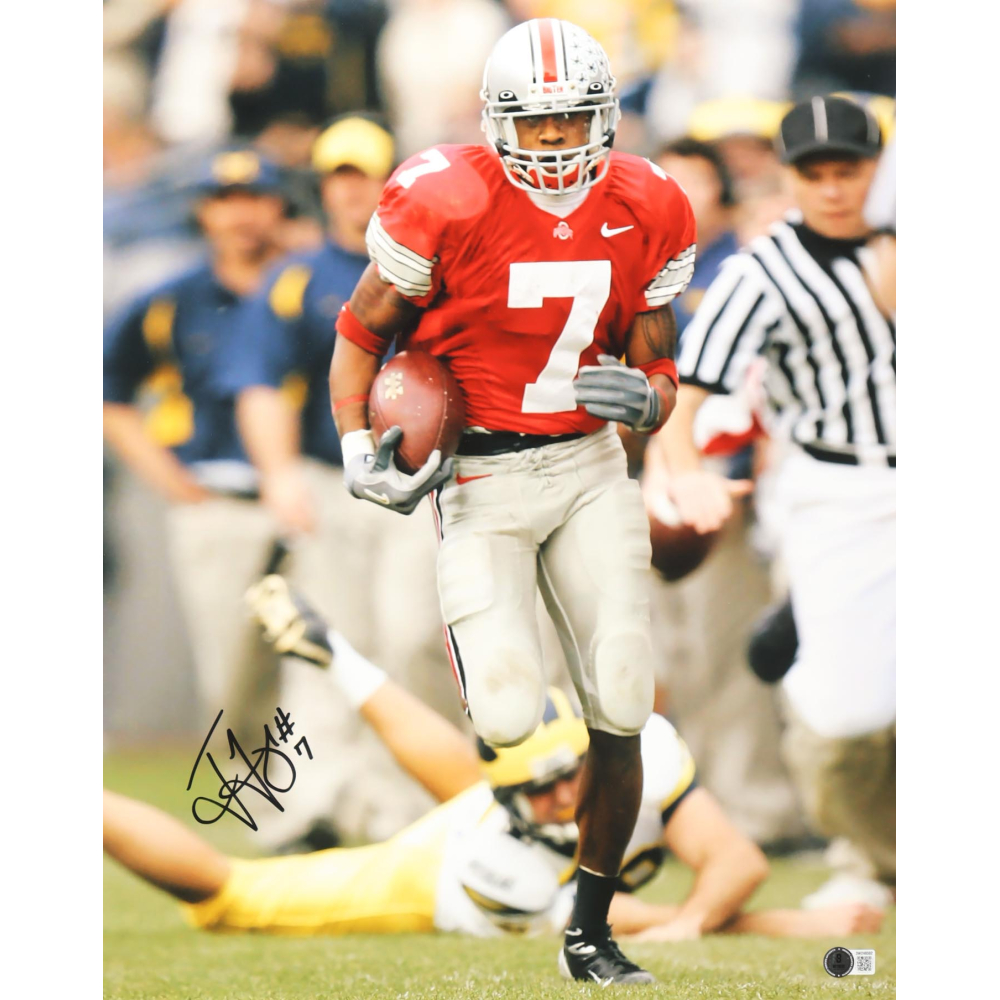Ted Ginn Jr. Signed Ohio State Buckeyes 16x20 Photo (Beckett) at PristineAuction.com