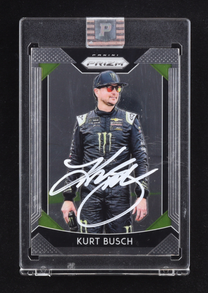Kurt Busch Signed 2019 Panini Prizm #1 (PA)