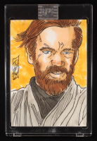 Obi-Wan Kenobi | Star Wars | Original Art Sketch Card by Tom Hodges (1/1 Original Art) at PristineAuction.com