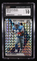 Barry Sanders 2020 Panini Mosaic Mosaic #294 HOF (CGC 10) at PristineAuction.com
