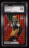 Brett Favre 2020 Panini Mosaic Mosaic Red #81 (CGC 10) at PristineAuction.com