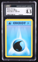 Water Energy Pokemon 1999 Base 2 #130 (CGC 8.5) at PristineAuction.com
