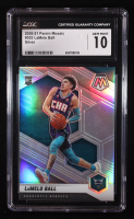 LaMelo Ball 2020-21 Panini Mosaic Silver #202 RC (CGC 10) at PristineAuction.com