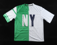 "Broadway" Joe Namath & Reggie Jackson Signed Jersey Inscribed "Mr. October" (PSA) at PristineAuction.com