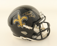 Drew Brees Signed Saints Speed Mini Helmet (Beckett) at PristineAuction.com