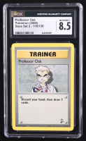 Professor Oak Pokemon 1999 Base 2 #116 (CGC 8.5) at PristineAuction.com