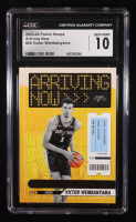 Victor Wembanyama 2023-24 Hoops Arriving Now #26 RC (CGC 10) at PristineAuction.com