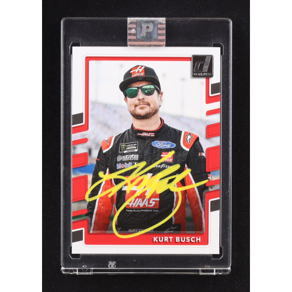 Kurt Busch Signed 2018 Donruss #42 (PA) at PristineAuction.com